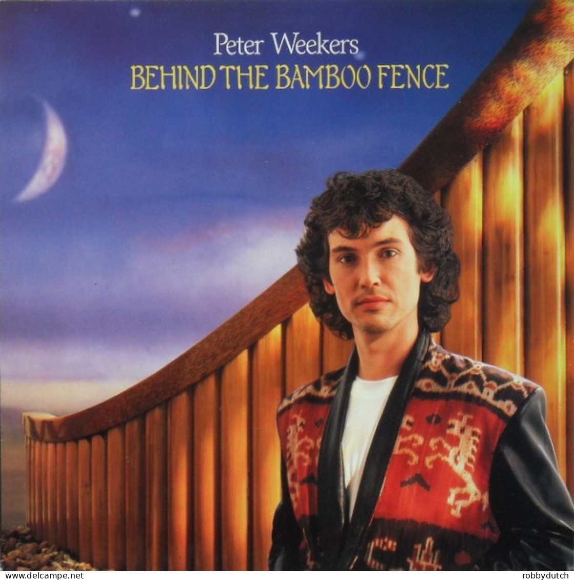 * LP * PETER WEEKERS - BEHIND THE BAMBOO FENCE (Europe 1987 EX) - Country Y Folk