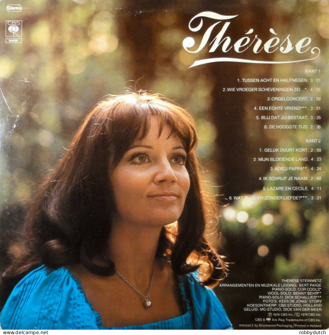* LP *  THERÈSE STEINMETZ - THÉRÈSE (Holland 1976 EX) - Autres - Musique Néerlandaise