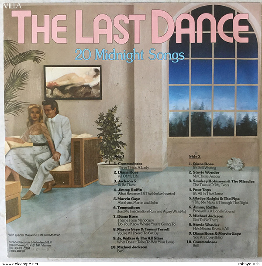 * LP *  THE LAST DANCE - MICHAEL JACKSON, STEVIE WONDER, DIANA ROSS, MARVIN GAYE A.o. - Compilations