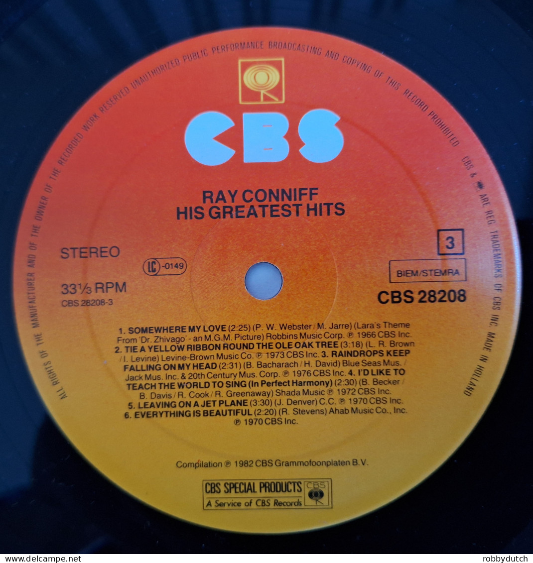 * 2LP *  RAY CONNIFF - HIS GREATEST HITS (Europe 1982 EX)