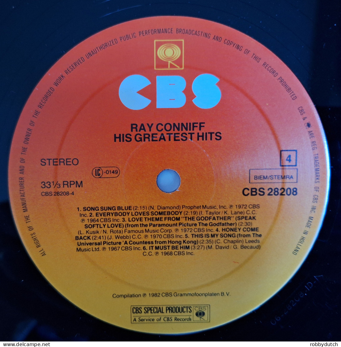 * 2LP *  RAY CONNIFF - HIS GREATEST HITS (Europe 1982 EX)