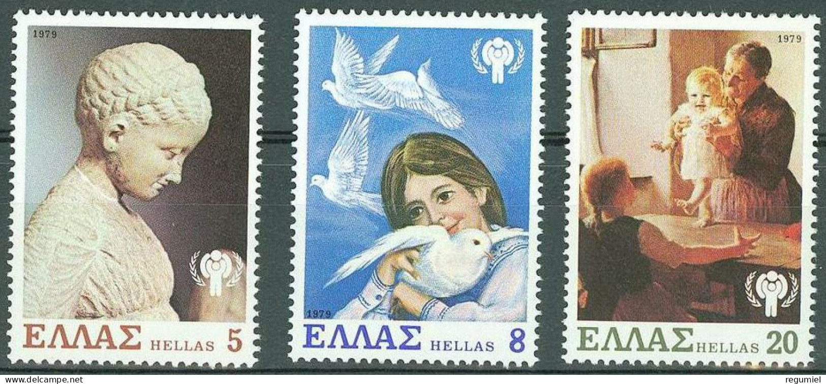 Grecia 1340/1342 ** MNH. 1979 - Unused Stamps