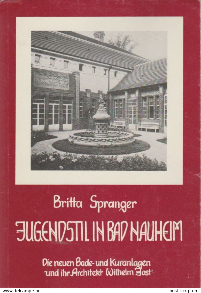 Livre -    Jugenstil In Bad Nauheim Von B Spranger - Kunst