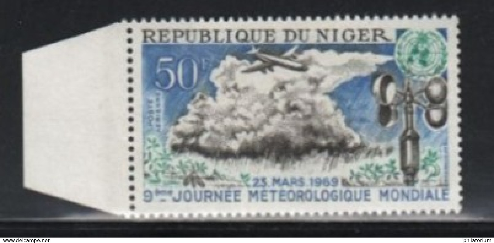 Niger, **, PA 105, Mi 211, Sg 311, 9ème Journée Météorologique Mondiale, - Klimaat & Meteorologie