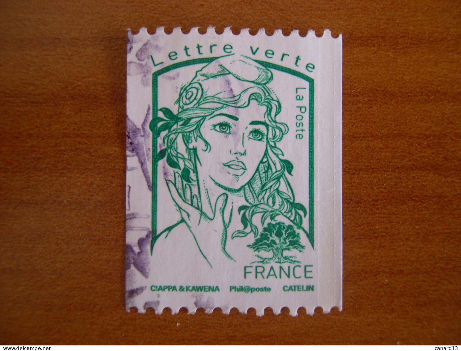 France Obl   Marianne N° 5017 Cachet Rond Noir - 2013-2018 Marianne Van Ciappa-Kawena