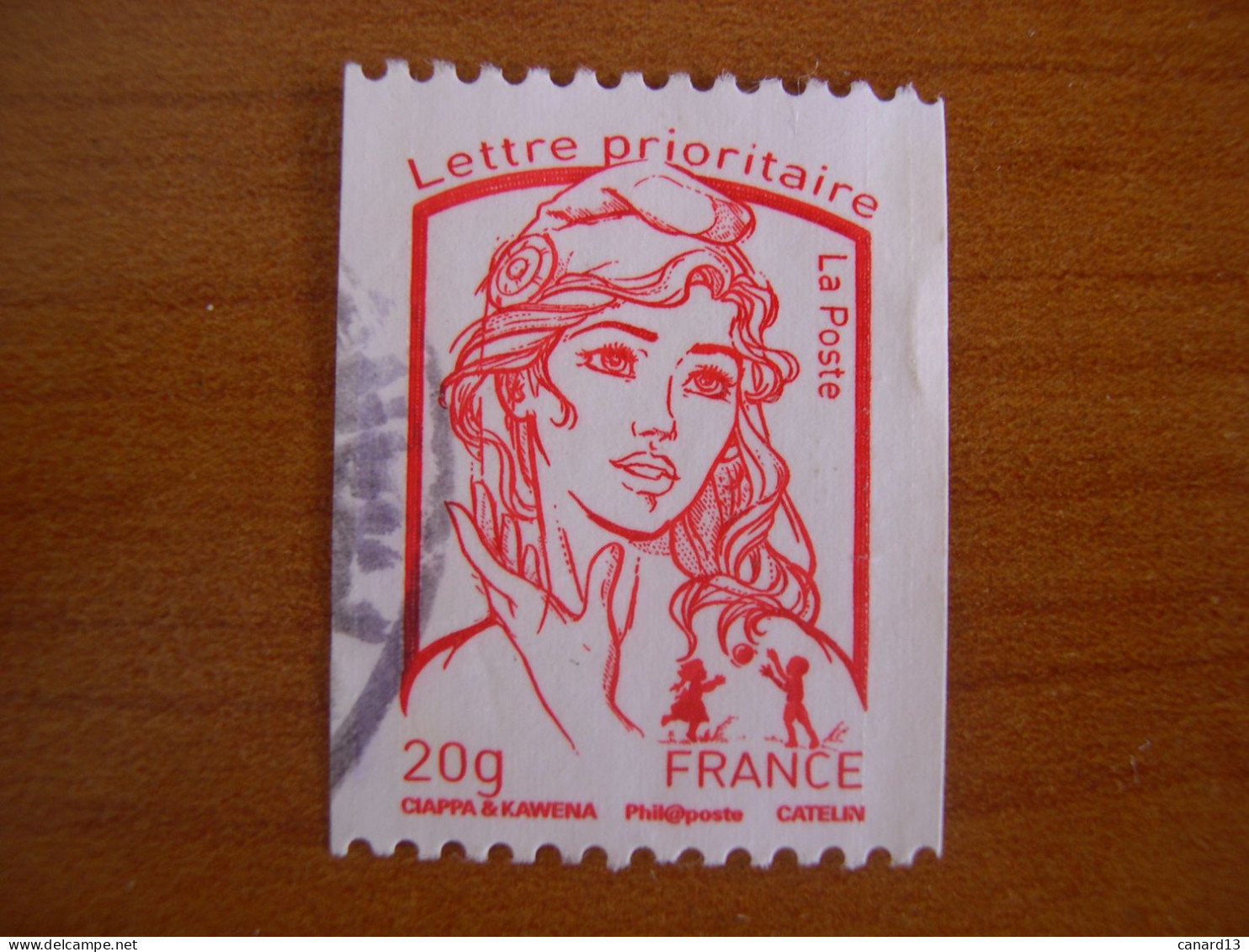 France Obl   Marianne N° 4779 Roulette 324 Cachet Rond Noir - 2013-2018 Marianne Van Ciappa-Kawena