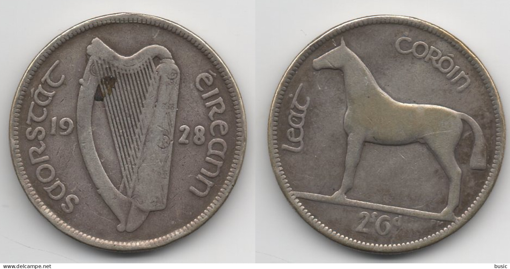 + IRELANDE   + 1 COROIN 1928  + - Irlande
