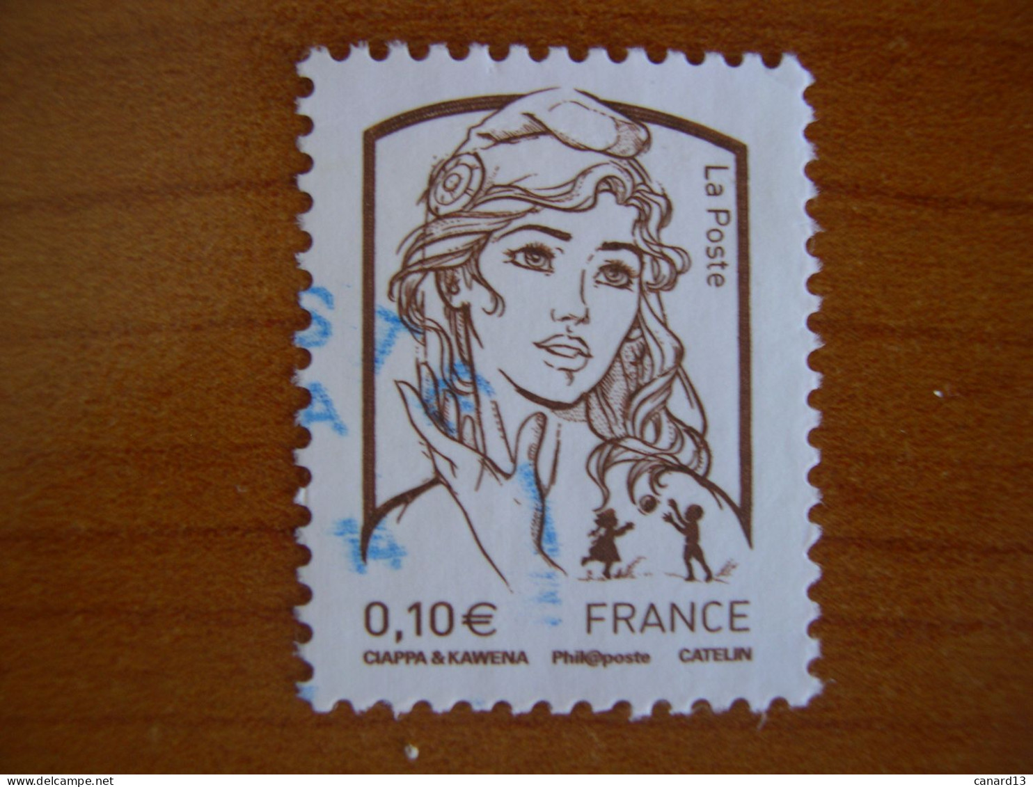 France Obl   Marianne N° 4765 Cachet Rond Bleu - 2013-2018 Marianne (Ciappa-Kawena)