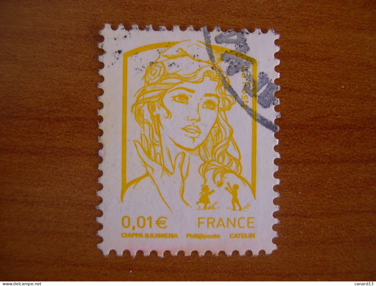 France Obl   Marianne N° 4763 Cachet Rond Noir - 2013-2018 Marianne Of Ciappa-Kawena