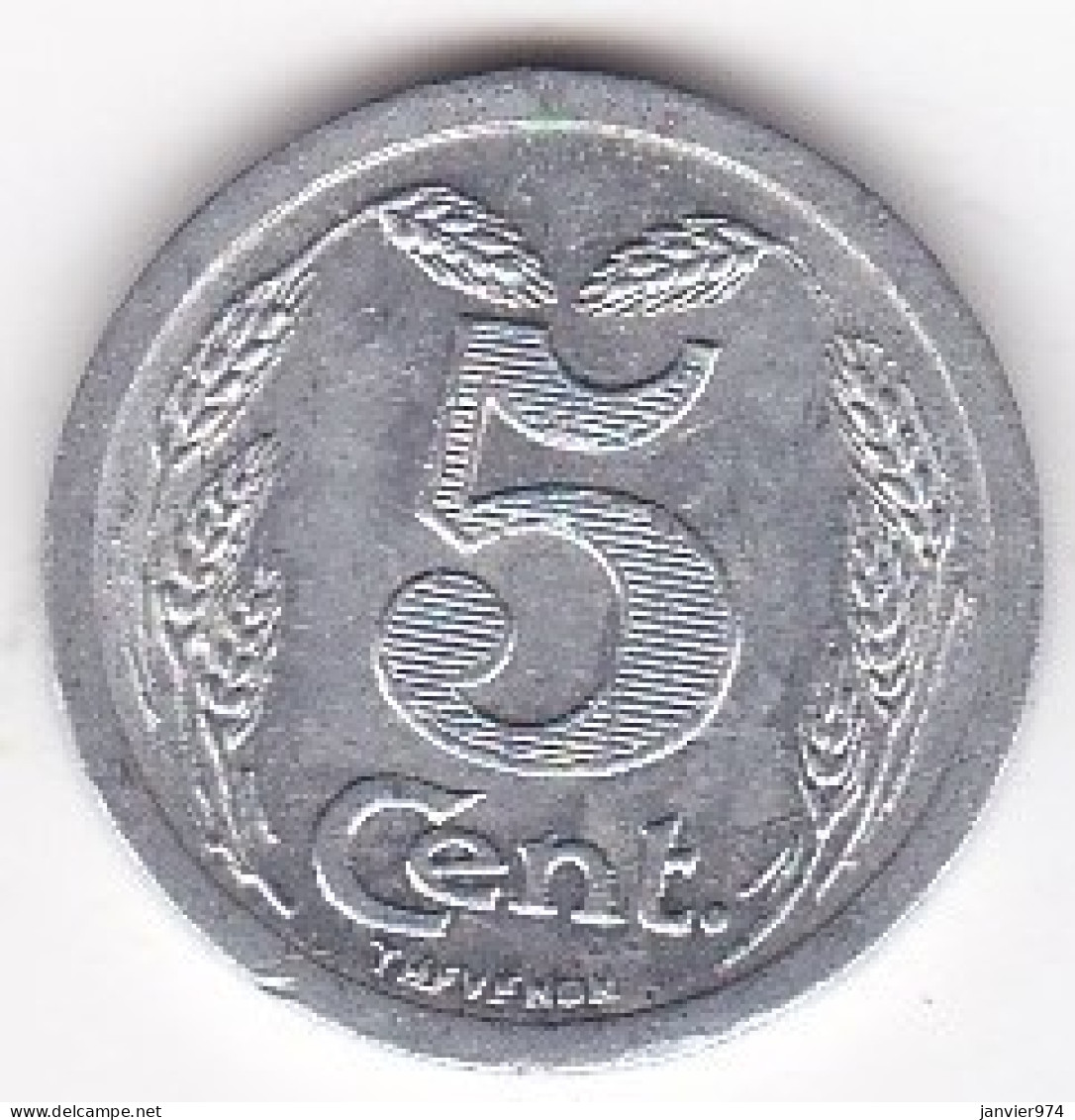 27. Eure. Evreux. Chambre De Commerce. 5 Centimes 1921, En Aluminium - Monedas / De Necesidad
