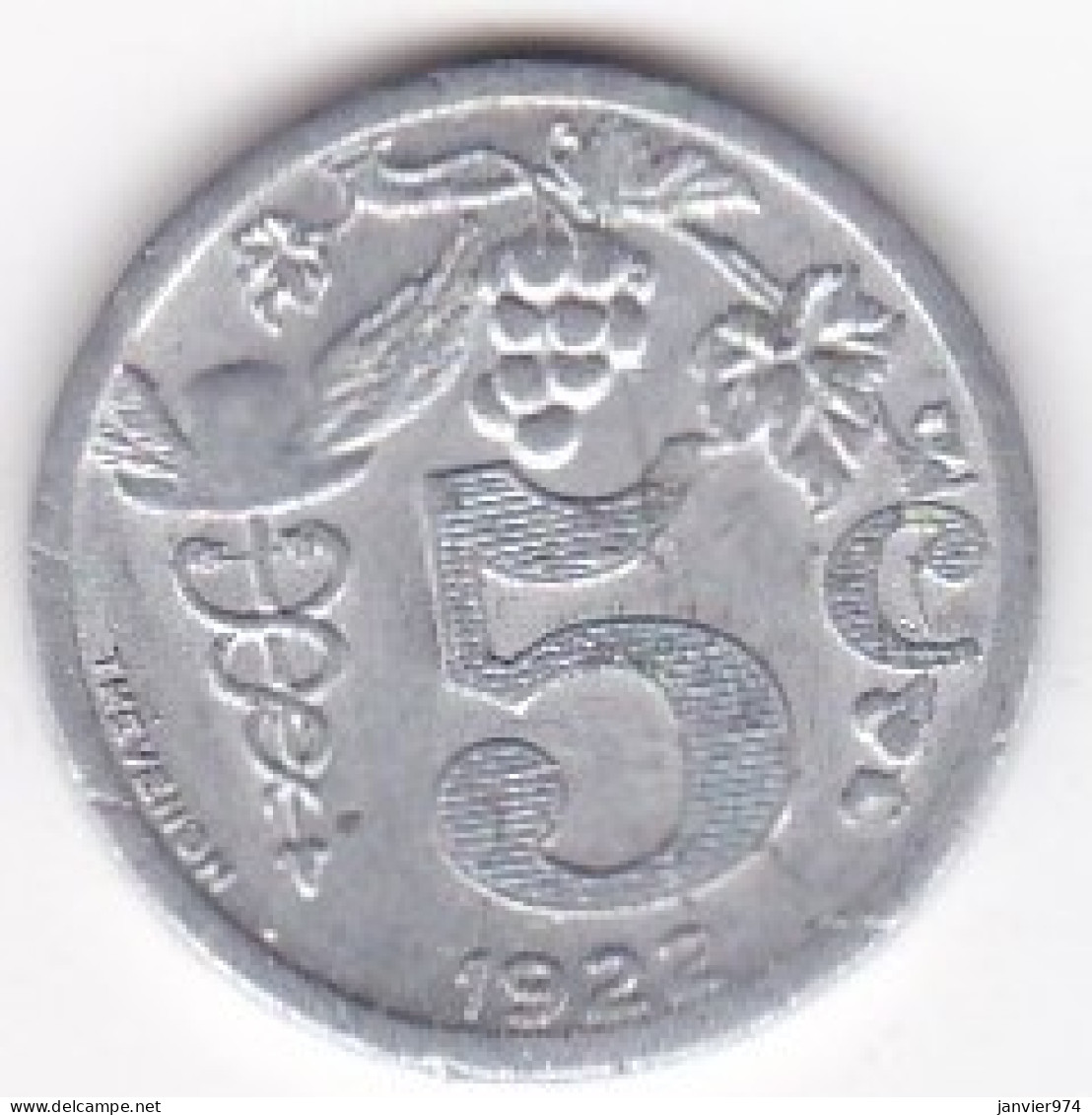 51. Marne . Epernay. Union Des Commerçant Détaillants. 5 Centimes 1922, En Aluminium - Monetary / Of Necessity