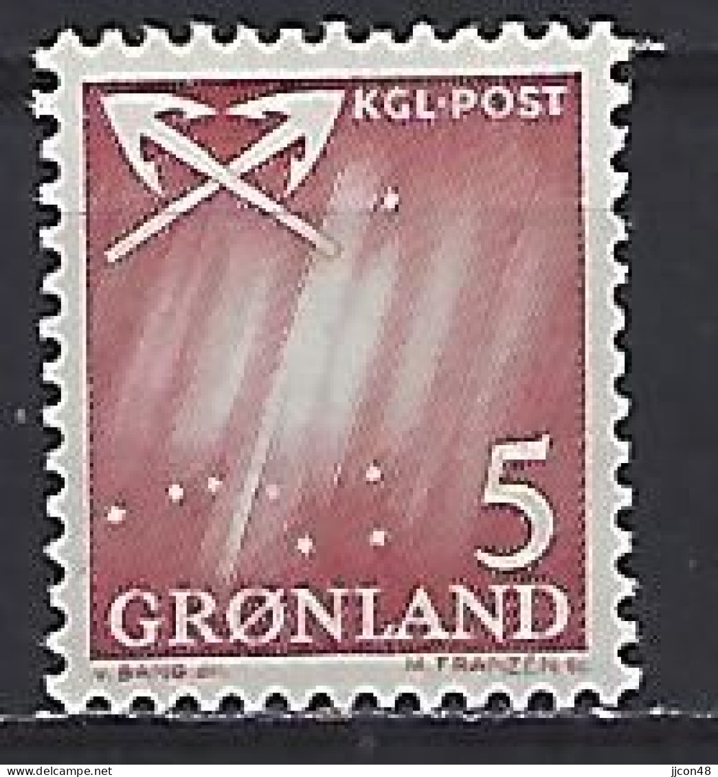 Greenland 1963  Northern Lights (**) MNH  Mi.48 - Ungebraucht