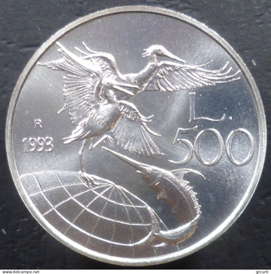 Italia - 500 Lire 1993 - Flora E Fauna - 3° Emissione - Gig# 456 - KM# 157 - 500 Liras