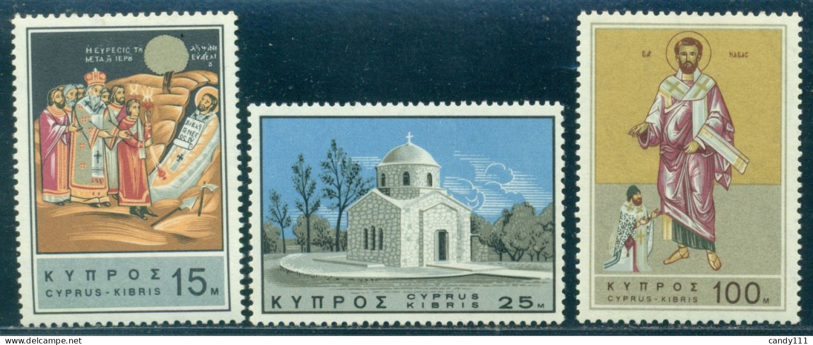 1966 St.Barnabas,Prophet,Disciple,Apostle,Antioch,Burial Chapel,Cyprus,265,MNH - Paintings