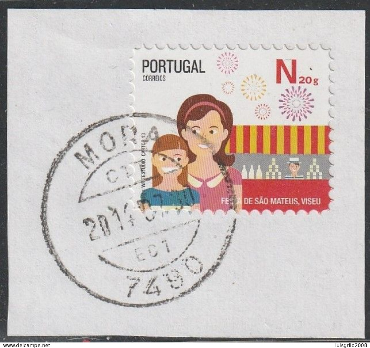 Fragment - Postmark MORA. 2014 -|- Mundifil Nº 4359 - Usati