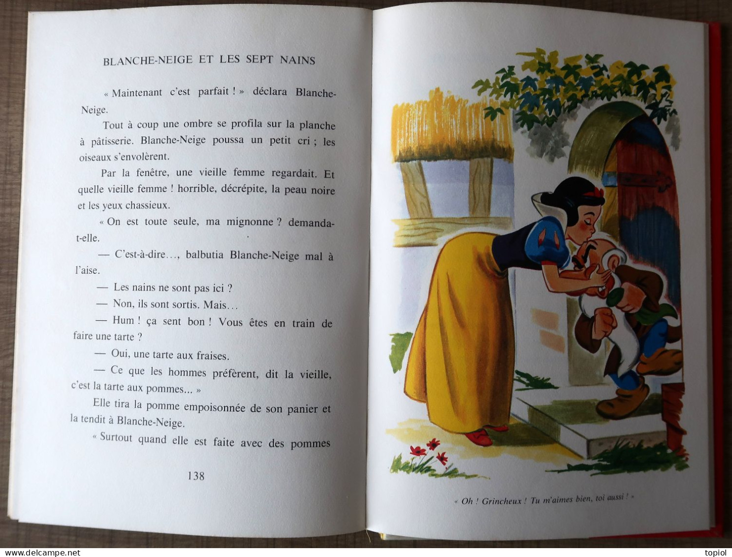 Blanche Neige Et Les Sept Nains Présenté Par Walt Disney - Idéal Bibliothèque - 1973 - Hachette