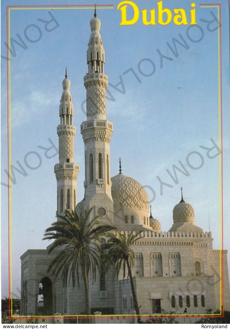 CARTOLINA  DUBAI,EMIRATI ARABI UNITI-JUMAIRA MOSQUE-VIAGGIATA 1994 - Ver. Arab. Emirate