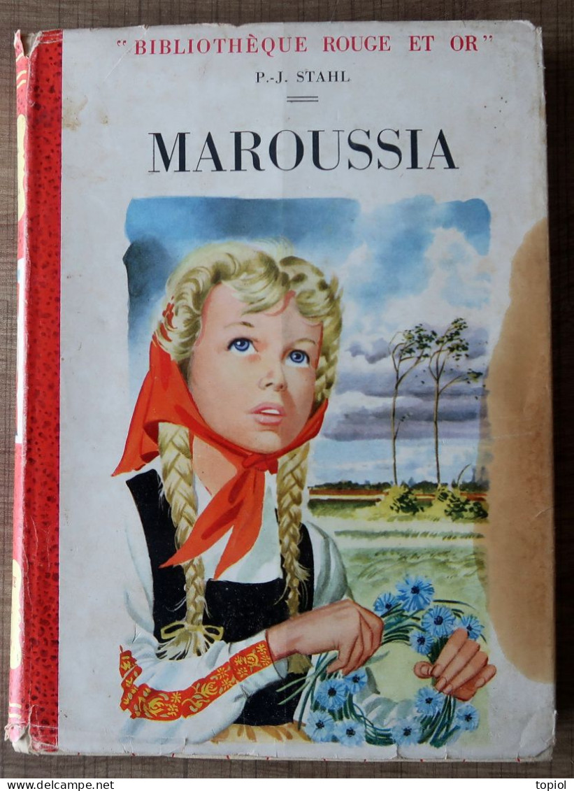 Maroussia Par P.J. Stahl - Bibliothèque Rouge Et Or - 1955 - Bibliotheque Rouge Et Or