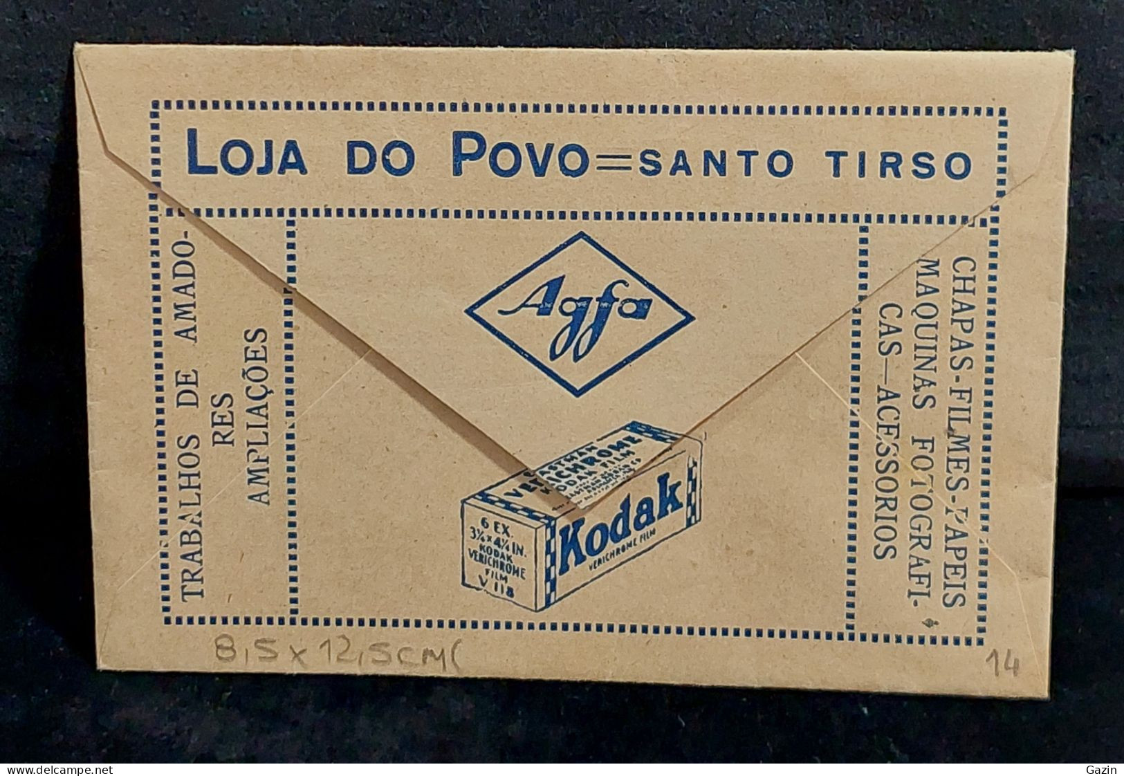C6/6 - Envelope * Loja Do Povo * Santo Tirso * Agfa * Kodak * Photo  * Publicidade * Porto * Portugal - Portugal