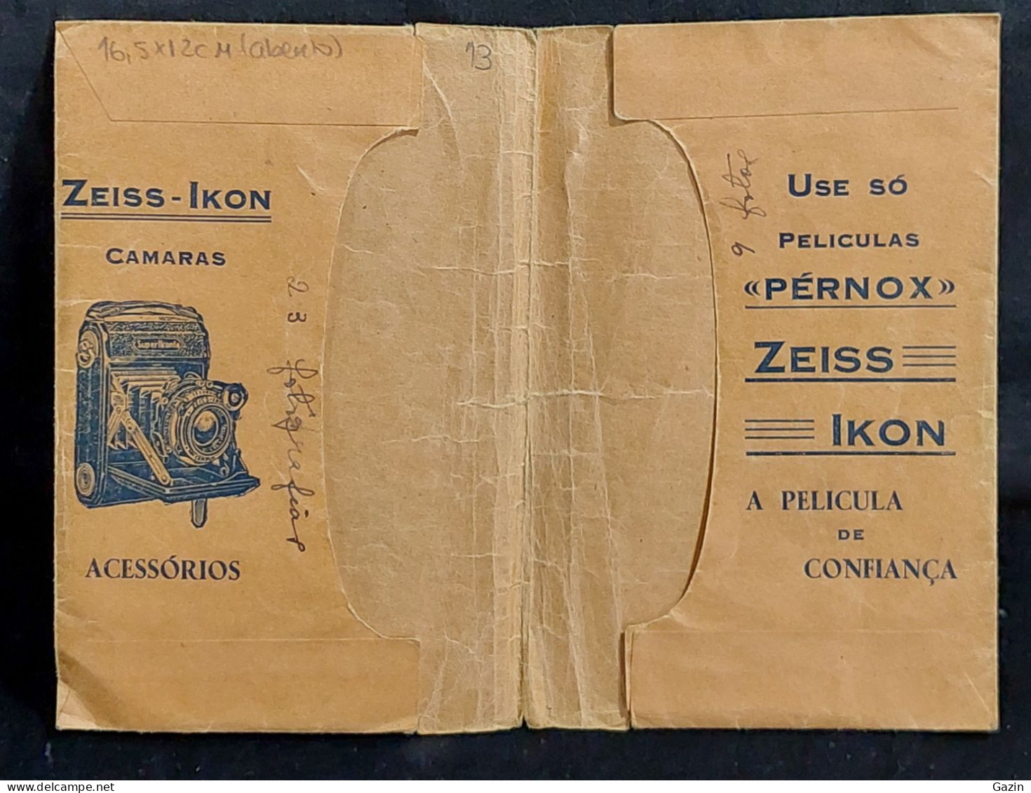 C6/6 - Envelope * Zeiss Ikon * Photo  * Publicidade * Porto * Portugal - Portugal