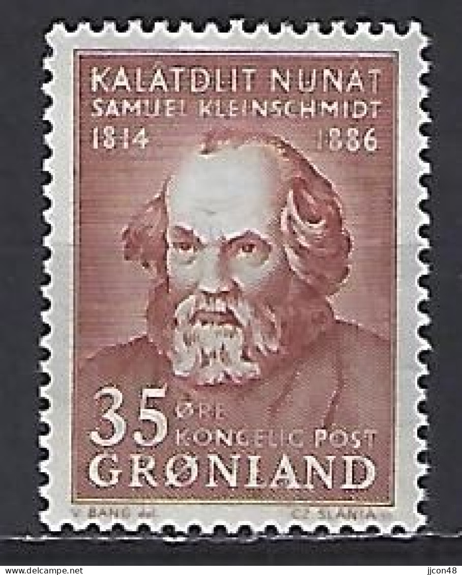 Greenland 1964  Samuel Kleinschmidt (**) MNH  Mi.64 - Ongebruikt