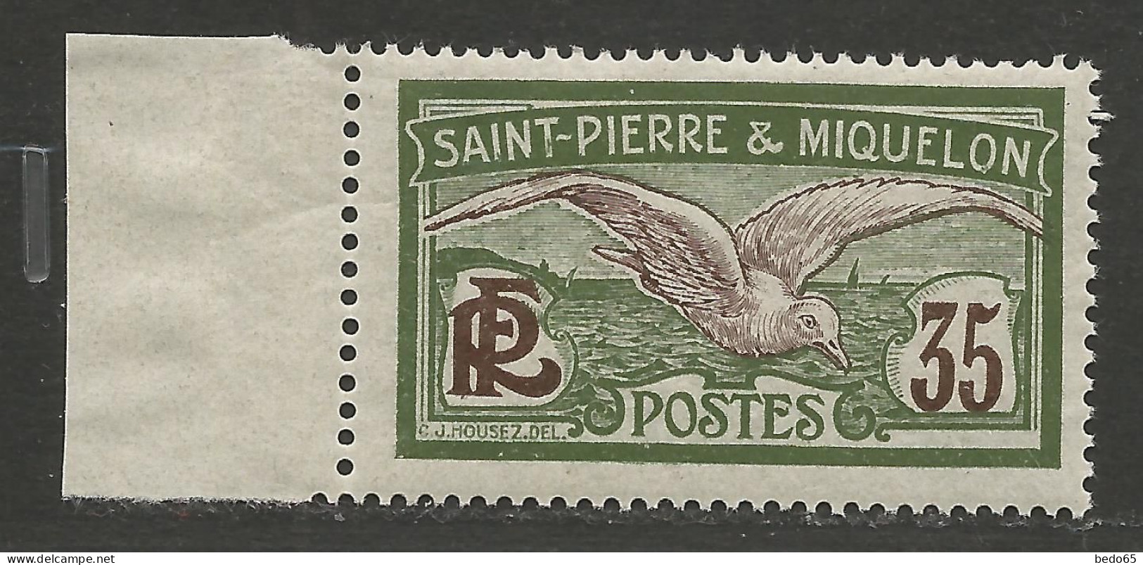 ST PIERRE ET MIQUELON  N° 86 NEUF** LUXE SANS CHARNIERE Ni Trace / Hingeless / MNH - Ungebraucht