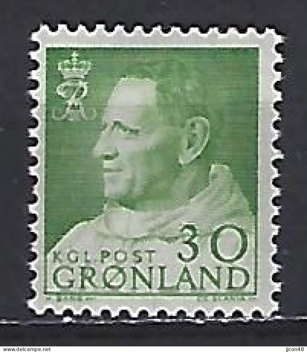 Greenland 1968  King Frederik (**) MNH  Mi.71 - Nuovi