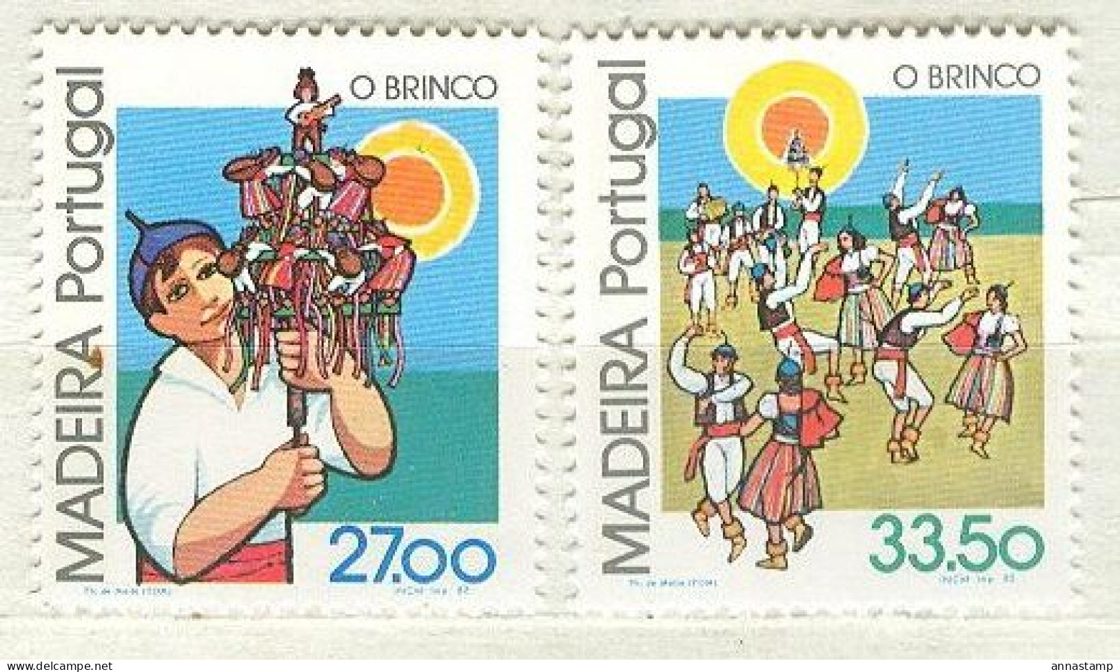 Madeira MNH Set - Danse