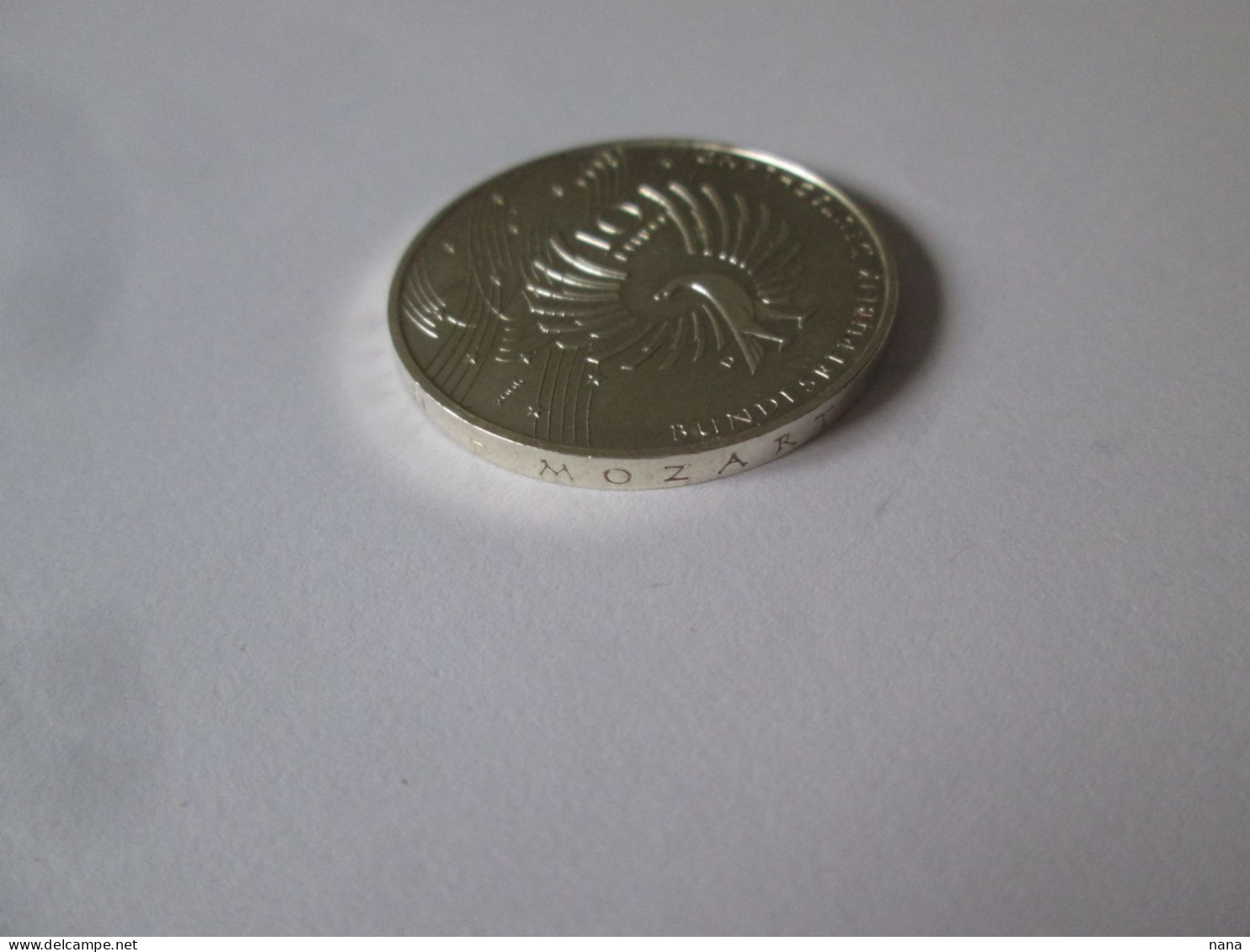 Germany 10 Euro 2006 D AUNC Silver/Argent.925 Commemorative Coin:Mozart,diameter=32 Mm,weight=18 Grams - Herdenkingsmunt