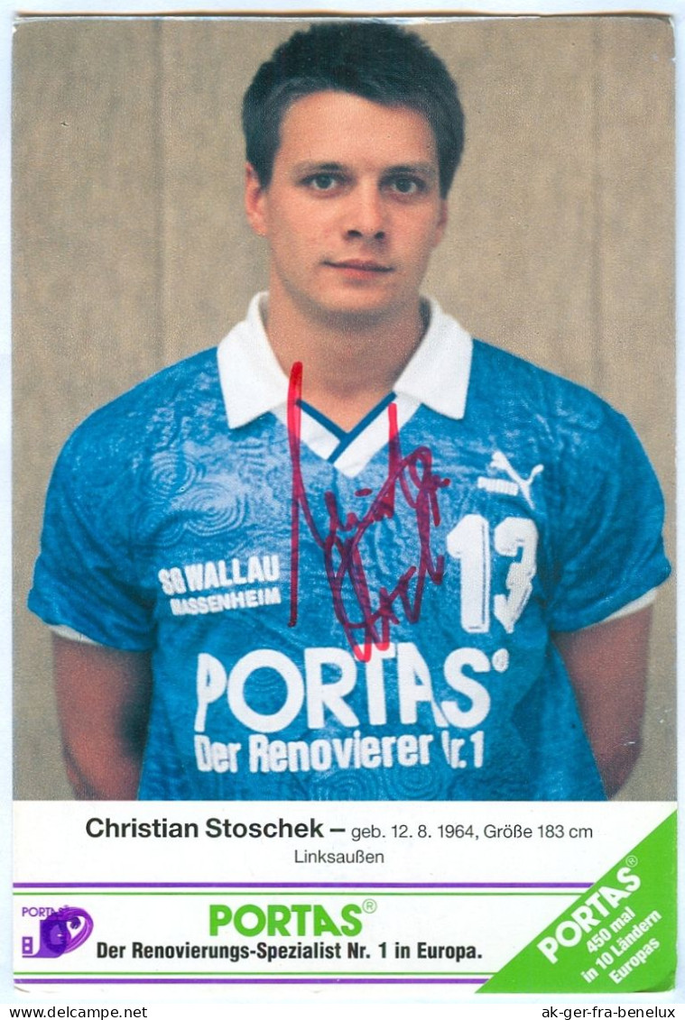 AK Handball Christian Stoschek SG Wallau/Massenheim OSC Thier Dortmund Hofheim Am Taunus Hochheim Am Main Wiesbaden - Handbal