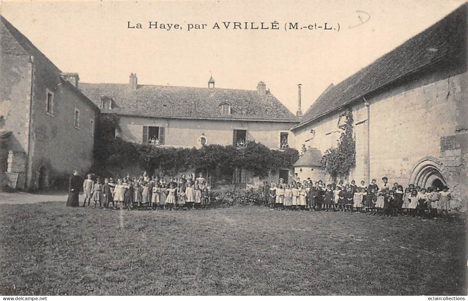 Avrillé        49          Château De La Haye. Association Angevine Des Colonies De Vacances Enfants   -2  - (voir Scan) - Sonstige & Ohne Zuordnung