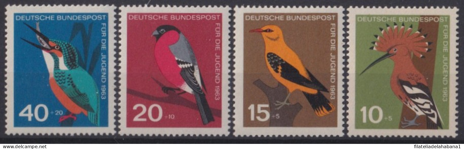 F-EX47534 GERMANY MNH 1963 WILDLIFE PRESERVATION BIRD AVES.  - Collections, Lots & Series