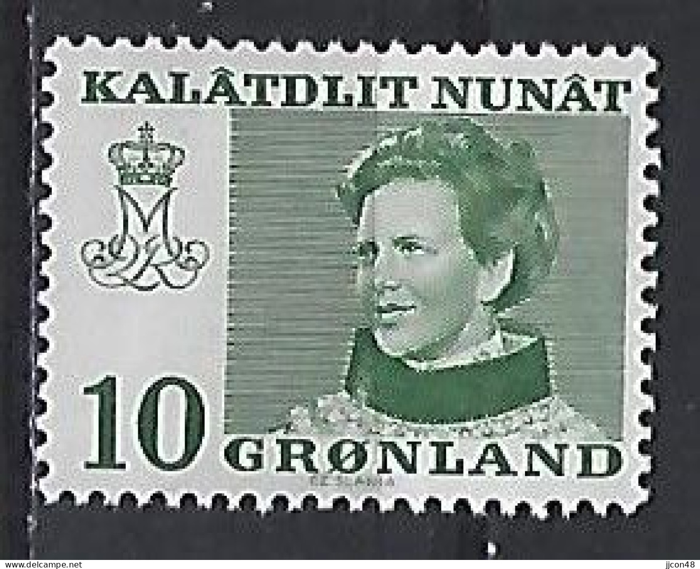 Greenland 1973  Queen Margarethe (**) MNH  Mi.84 X - Neufs