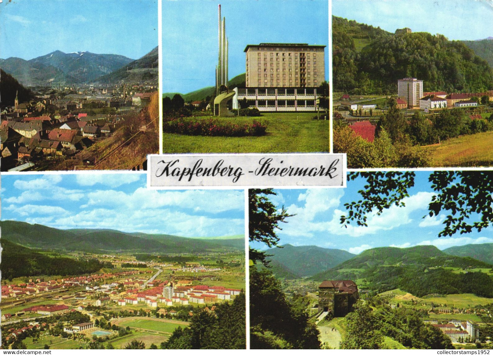 KAPFENBERG, MULTIPLE VIEWS, ARCHITECTURE, PANORAMA, AUSTRIA, POSTCARD - Kapfenberg