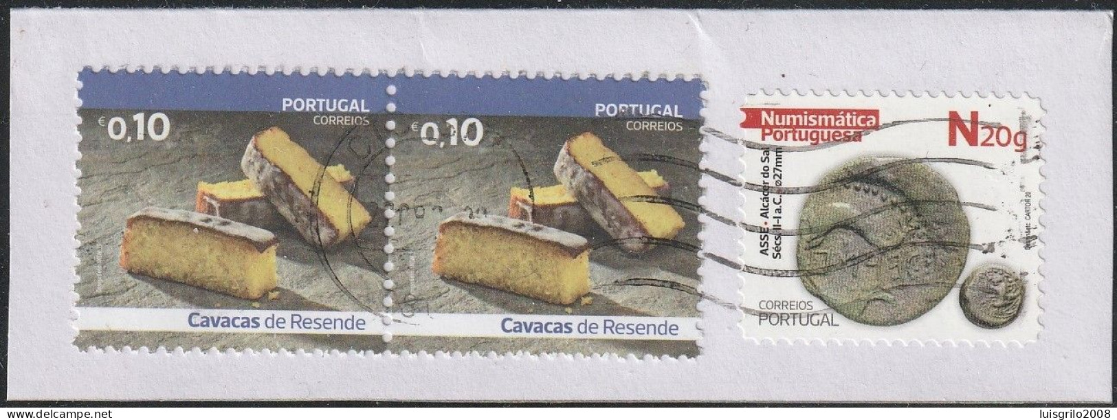 Fragment - Postmark CT SUL -|- Mundifil Nºs 5162 + 5230 - Usados