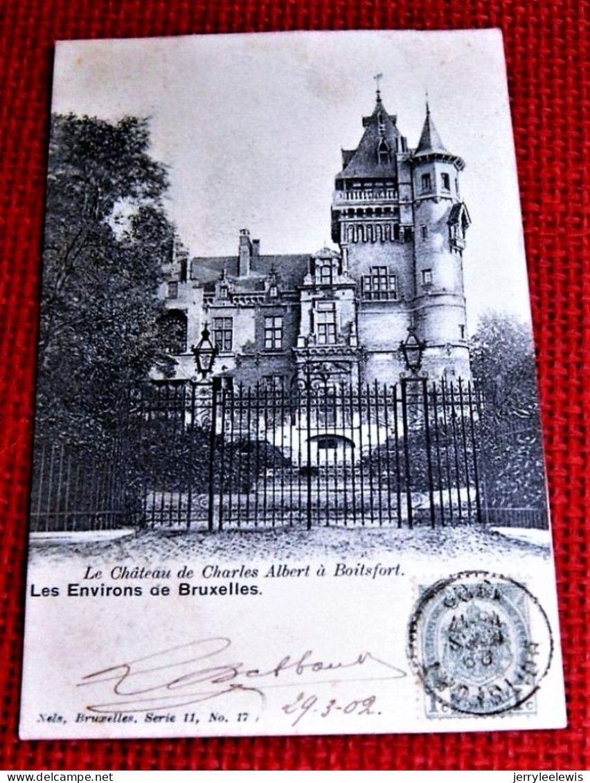 BOITSFORT -    Le Château De Charles-Albert   -  1902 - Watermael-Boitsfort - Watermaal-Bosvoorde