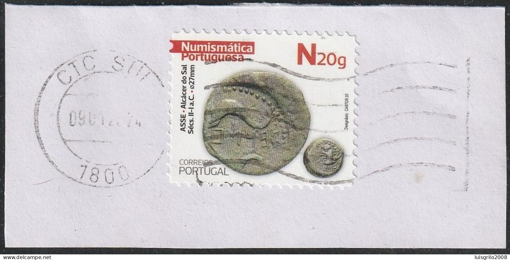 Fragment - Postmark CT SUL 1800 -|- Mundifil Nº 5230 - Oblitérés