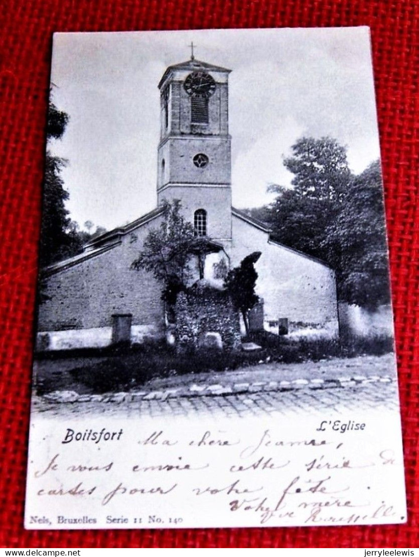 BOITSFORT -    L' Eglise  -  1903 - Watermaal-Bosvoorde - Watermael-Boitsfort