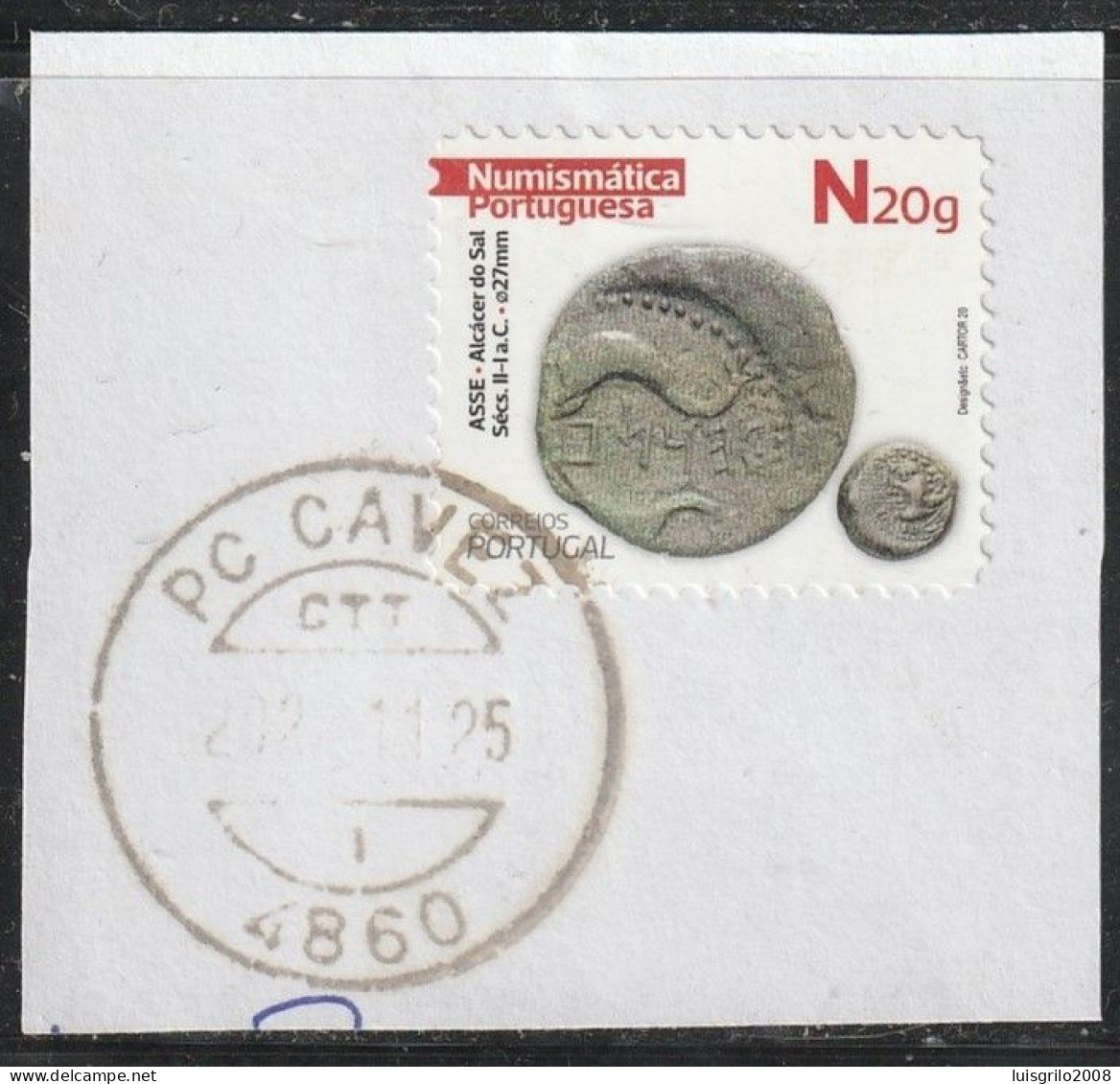 Fragment - Postmark PC CAVEZ -|- Mundifil Nº 5230 - Oblitérés