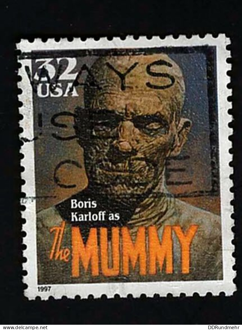 1997 The Mummy  Michel US 2896 Stamp Number US 3171 Yvert Et Tellier US 2669 Stanley Gibbons US 3366 Used - Used Stamps