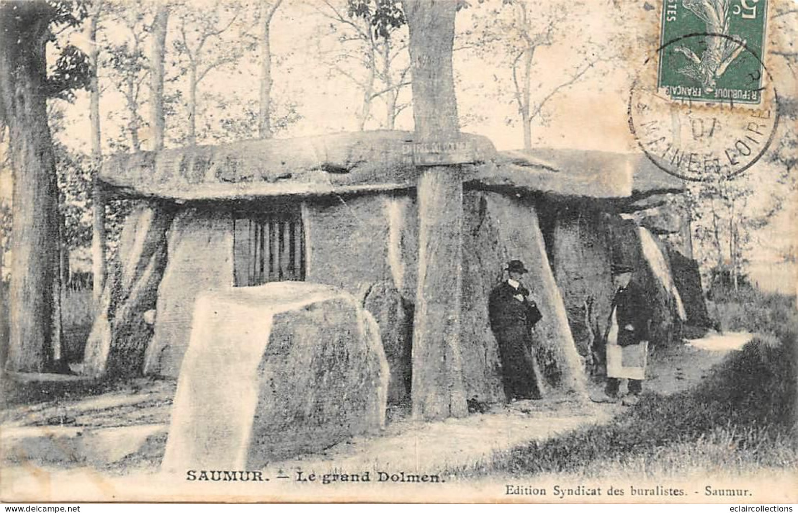 Bagneux Près De  Saumur      49       Le  Grand Dolmen     -  4  -   (voir Scan) - Saumur