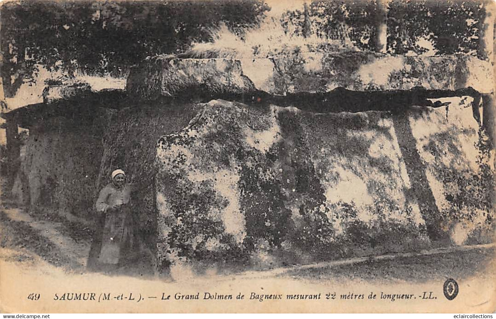 Bagneux Près De  Saumur      49       Le  Grand Dolmen.  N°49  (voir Scan) - Saumur