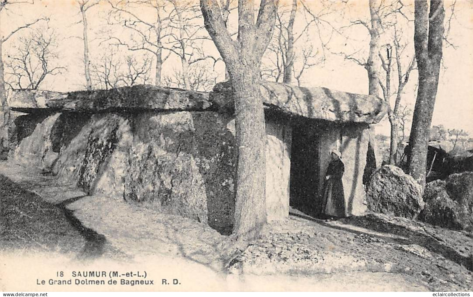 Bagneux Près De  Saumur      49       Le  Grand Dolmen.  N°18 (voir Scan) - Saumur