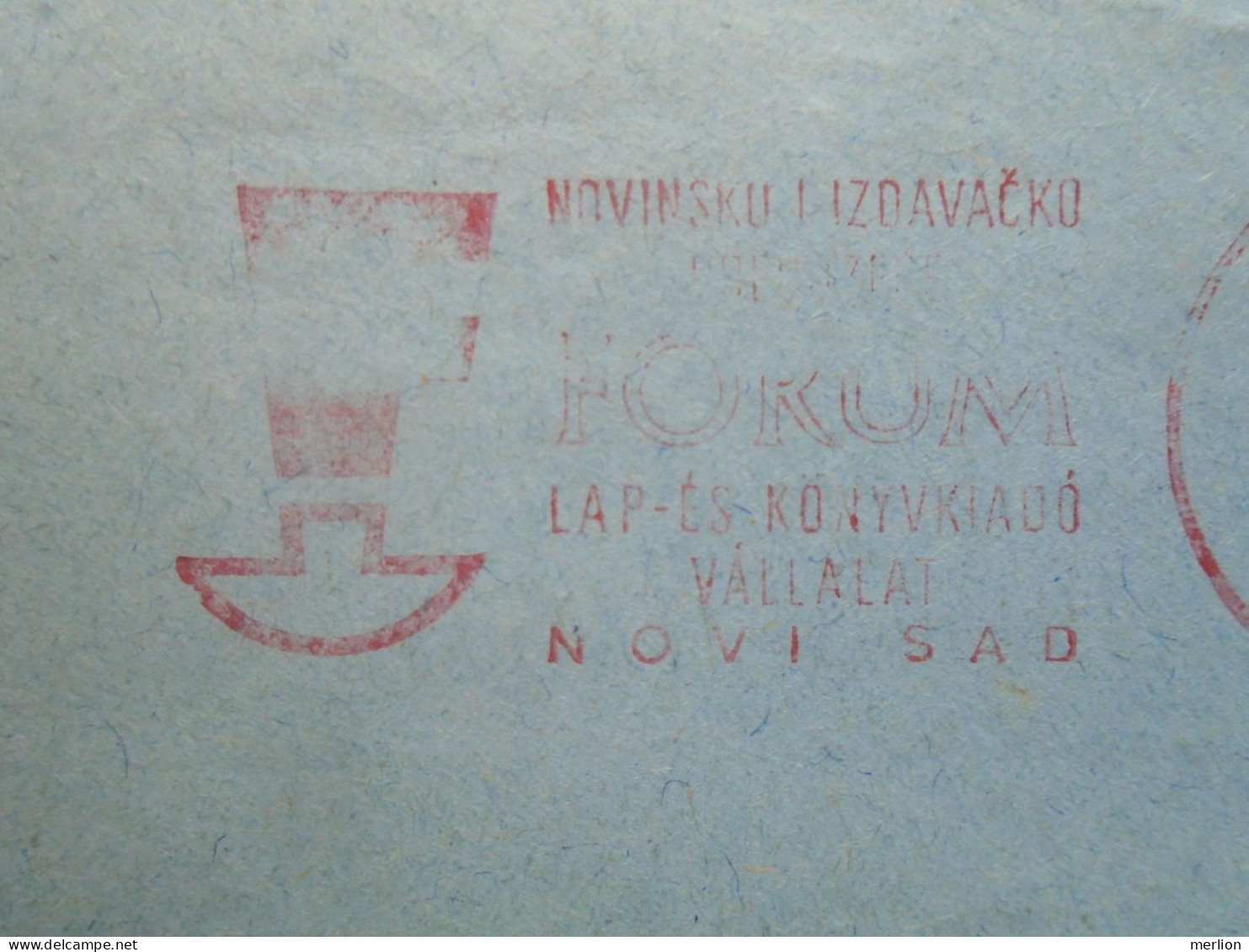 D200316   Red Meter Stamp - EMA - Freistempel  -Yugoslavia  -FORUM Newspaper  -1971 NOVI SAD - Sonstige & Ohne Zuordnung