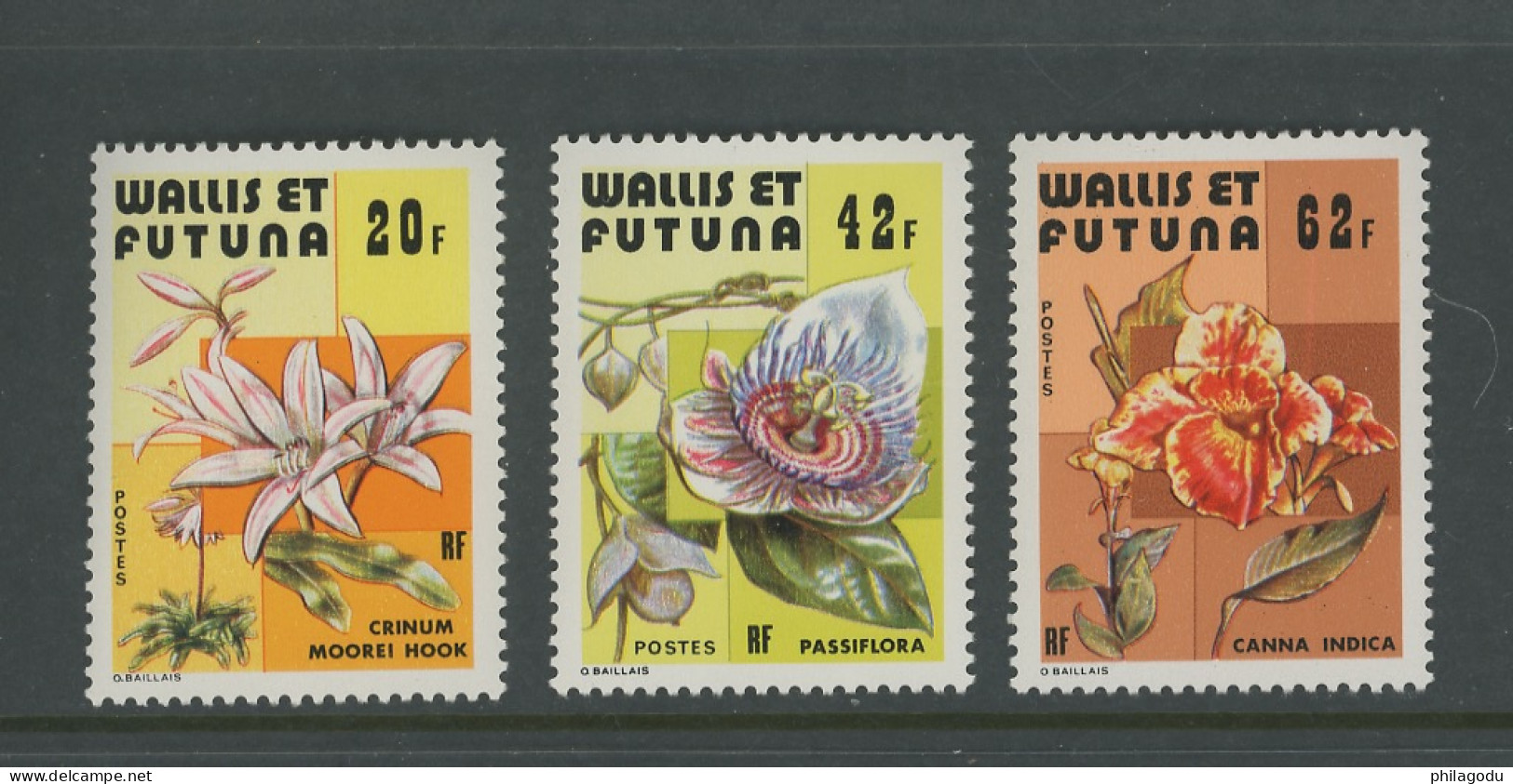 1979. Fleurs.  Yv. 238/240   **. Cote. 6,20 € - Unused Stamps
