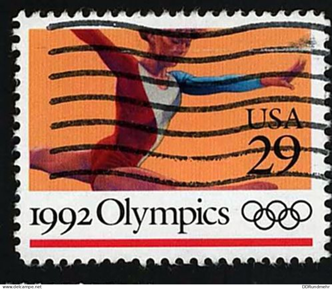 1992 Olympic Games  Michel US 2242 Stamp Number US 2638 Yvert Et Tellier US 2045 Stanley Gibbons US 2668 Used - Used Stamps