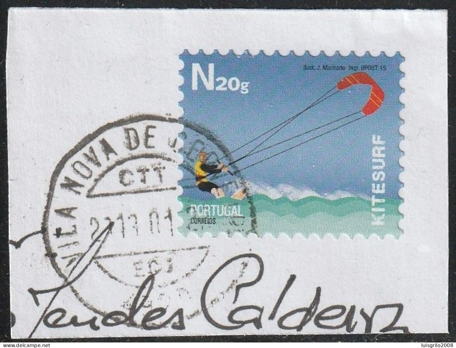 Fragment - Postmark VILA NOVA DE CERVEIRA -|- Mundifil Nº 4529 - Usati