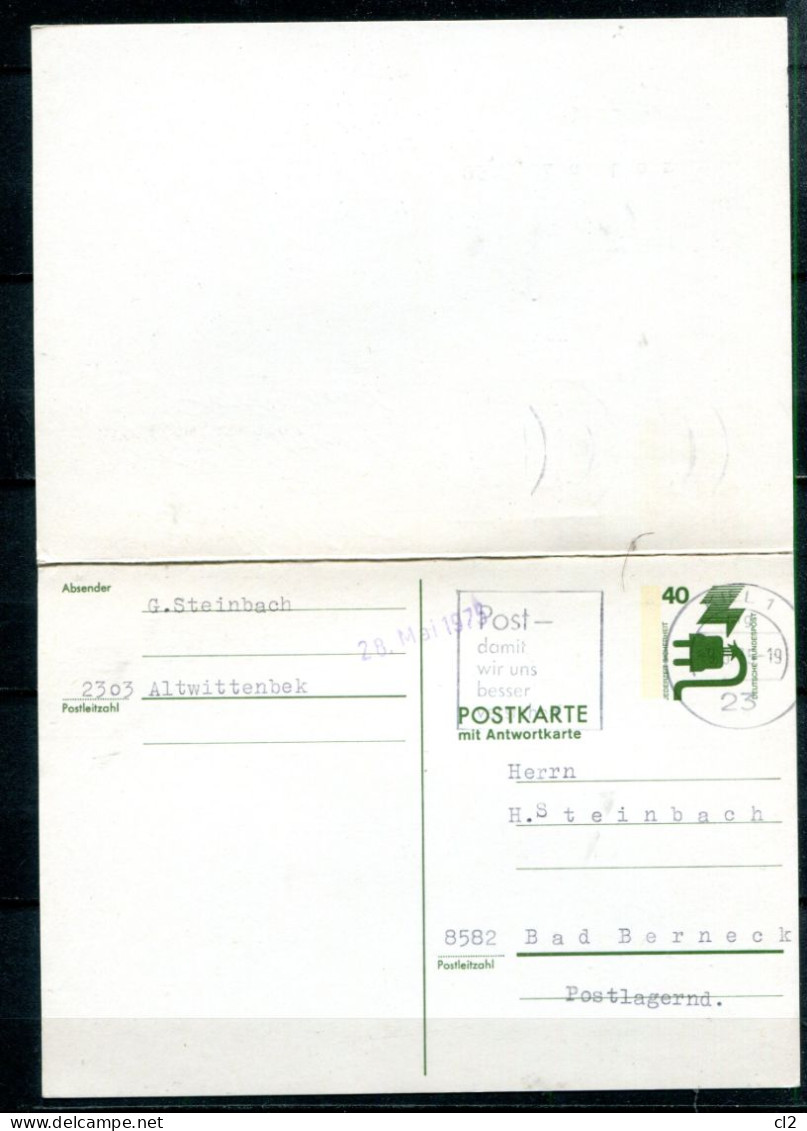 REPUBLIQUE FEDERALE ALLEMANDE - Michel P115 - Cartes Postales - Oblitérées