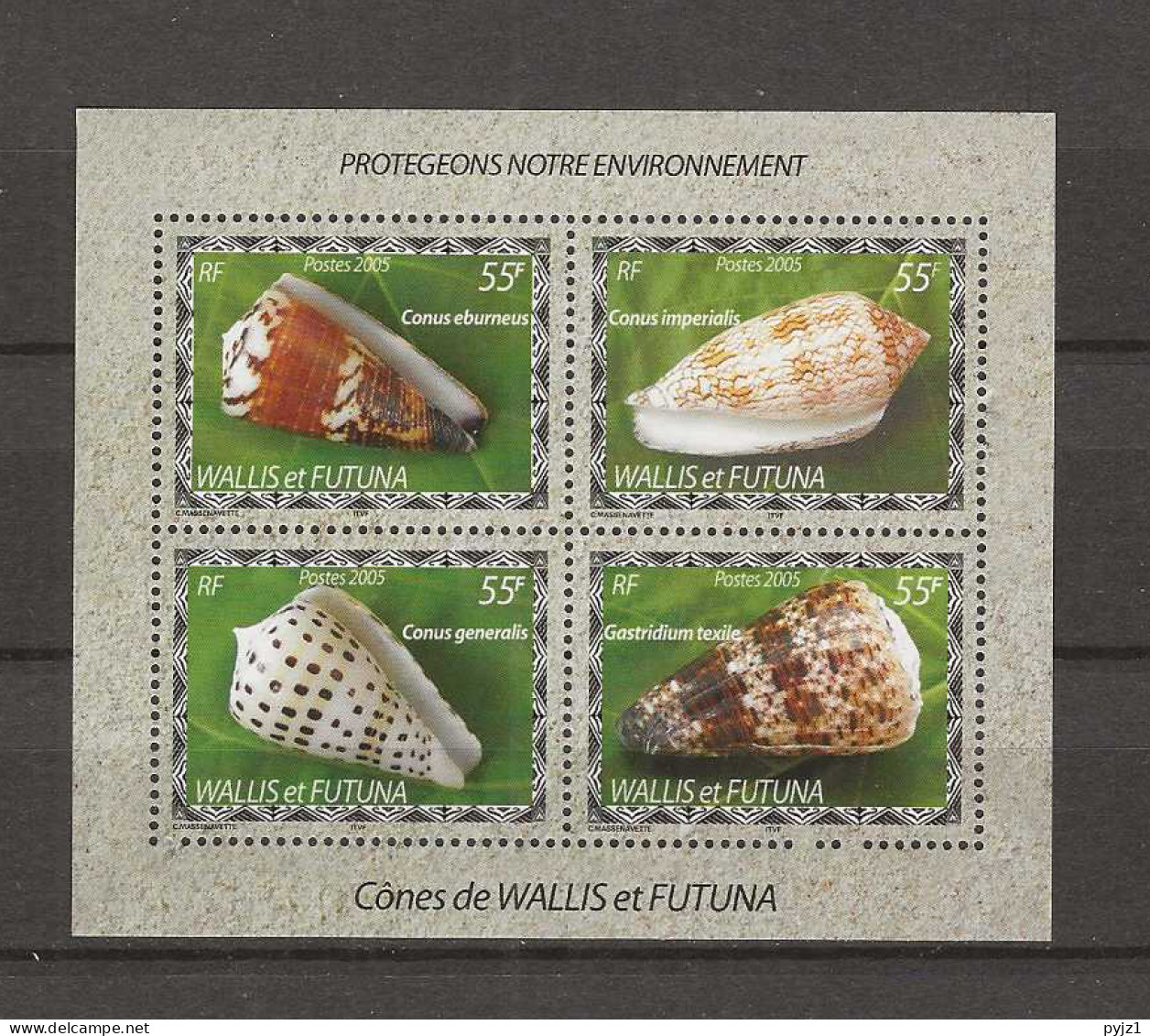 2005 MNH Wallis Et Futuna Mi Block 17 Postfris** - Blocks & Kleinbögen