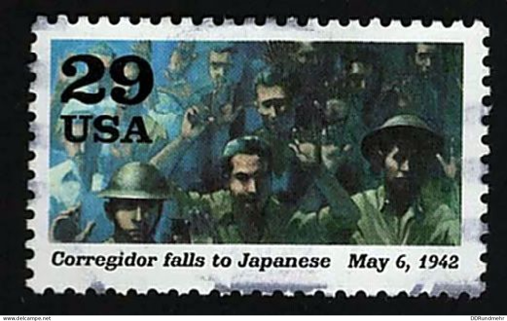 1992 2. War   Michel US 2305 Stamp Number US 2697d Yvert Et Tellier US 2102 Stanley Gibbons US 2733  Used - Used Stamps